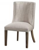 Willow Chair -Linen Fabric w/ Distressed Grey