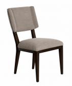 Jax Side Chair -Coffee w/ Rock Gray Fabric