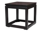Zen End Table (EM-ZET-282828) - Ebony Oak