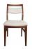 Kendra Side Chair  -Light Walnut w/ Natural Linen Fabric