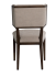 Jax Side Chair -Coffee w/ Rock Gray Fabric
