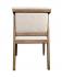 Earl Side Chair -Smoke Grey w/ Natural Linen Fabric